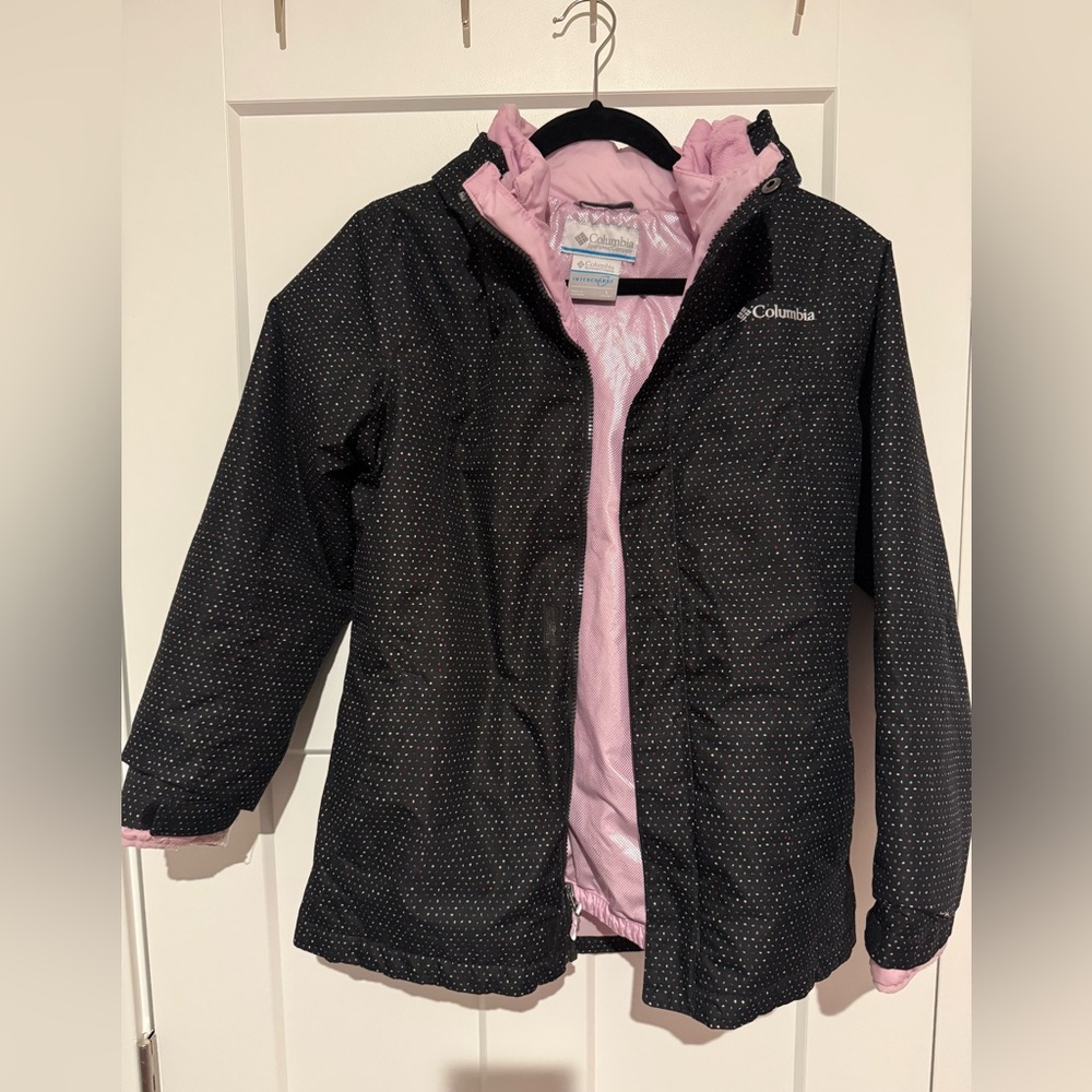 Columbia Youth Whirlibird II Interchange 3-in-1 Jacket girls - Black Sparklers